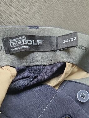 Sketchers GOGOLF Men's Navy Dress Pants 34 X 32